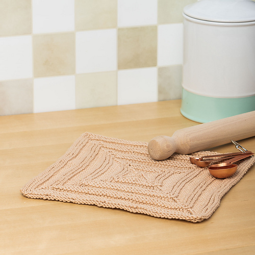 Garter Squares Dishcloth