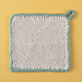 Hanging Garter Dishcloth pattern 
