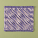 Diagonal Dance Dishcloth pattern 