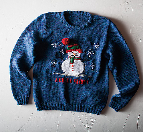 Snømann Genser - Knit Picks