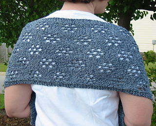 Snow in Summer Wrap - back