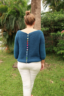 shown with Bonbon crochet buttons (not included in this purchase)