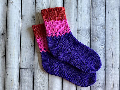 Summer Sunset Socks