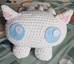 Kiki made using regular acrylic yarn