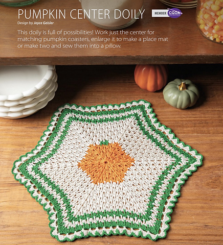 Pumpkin Center Doily