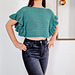 Flutter Ruffle Sleeve Crochet Top pattern 