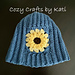 Blue-Yellow Sunflower Hat pattern