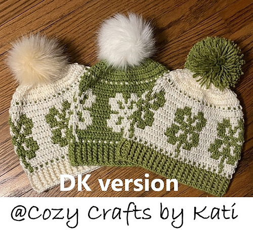Shamrock Mosaic Hat - DK version