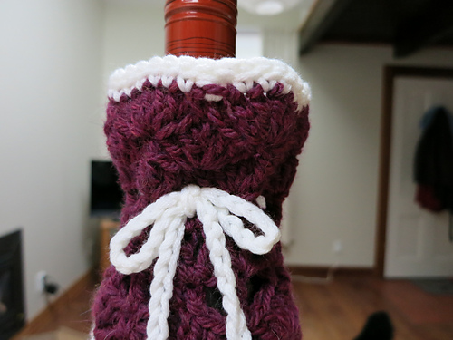 Shells & Lace Wine Bottle Gift Bag photo 6
