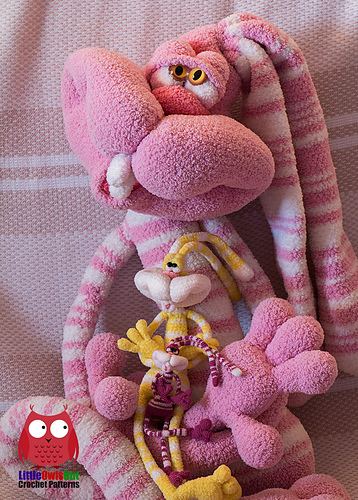 Ravelry: 254 Rabbit Dude Keks Small pattern by LittleOwlsHut