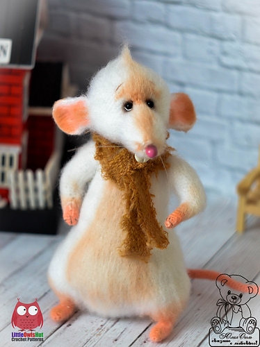 Ravelry: 262 Faithful Friends Cat, Mouse, Fox pattern by LittleOwlsHut