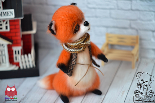 Ravelry: 262 Faithful Friends Cat, Mouse, Fox pattern by LittleOwlsHut