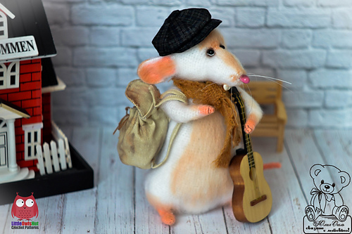 Ravelry: 262 Faithful Friends Cat, Mouse, Fox pattern by LittleOwlsHut