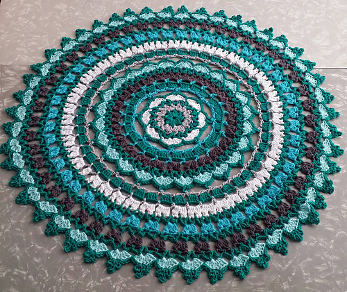 Autumn Spice Mandala Doily photo 11
