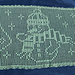 Christmas Stocking Table Runner
Filet Crochet
Pattern 
Charts and Written Row by Row
