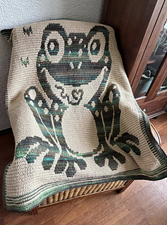 Froggy LovePrints
Overlay Mosaic Crochet Written Pattern and Chart