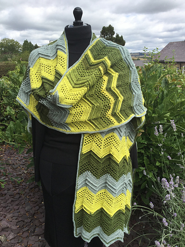 Ravelry: Christine Kimono or Ruana pattern by Kathryn Middleton