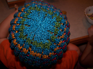 Top of Child's Lacy Hat
