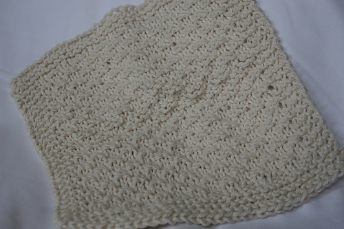 Double Moss Stitch Dishcloth photo 4
