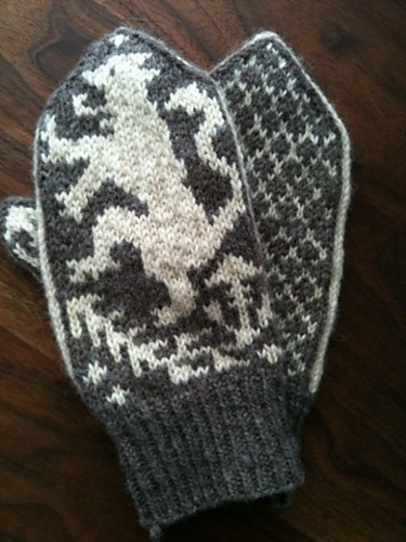 Lion Mittens ライオンのミトン by Mariko Mikuni 다른 모습 1