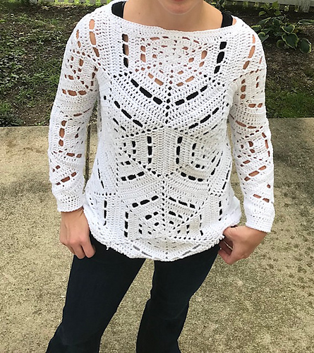 Hexagon Pullover Sweater photo 4
