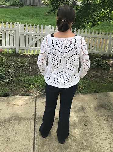 Hexagon Pullover Sweater photo 3