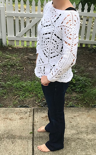 Hexagon Pullover Sweater photo 6