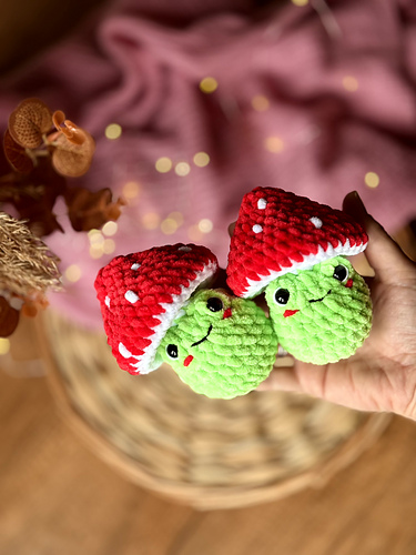 Mushroom sopp amigurumi - Jelena Ohtina