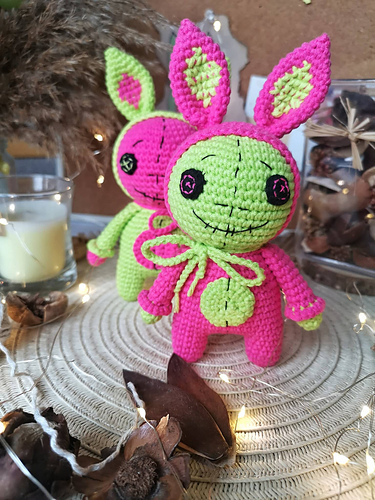 Ravelry: Zombie voodoo bunny pattern by Jelena Ohtina