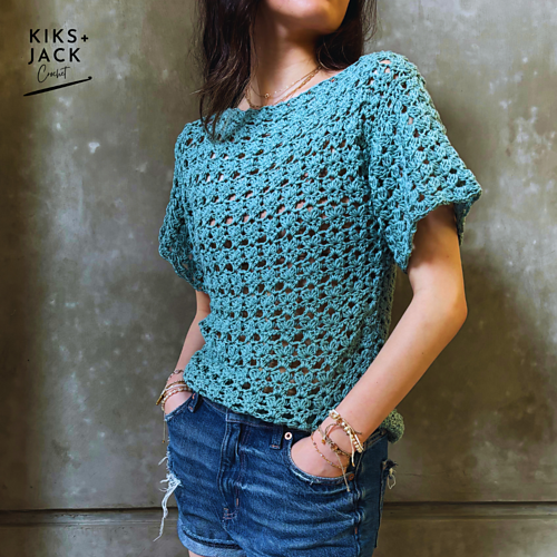 Nybegynner Lase Genser - Kiks + Jack Crochet