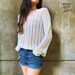 Light & Easy Long Sleeve Crochet Top photo 3