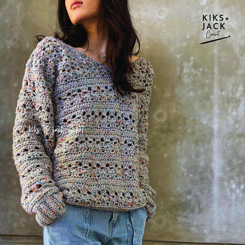 Easy Chunky Crochet Sweater photo 2