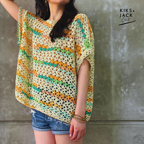 Summer Crochet Cover Up Top photo 4