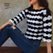 Easy and Beautiful Flower Crochet Sweater pattern 