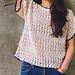 Draping Lace Crochet Tee pattern 