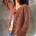 Lacy Chocolate TieUp Cardigan pattern
