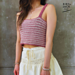 Summer Striped Crop Top Tank photo 4