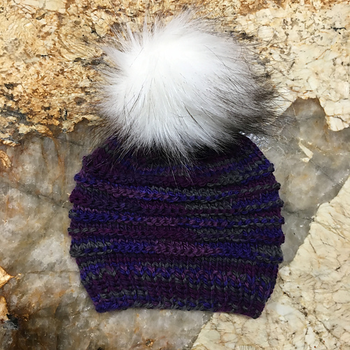 Ravelry Pencil Roving Chunky Hat pattern by Melinda Hrynewycz