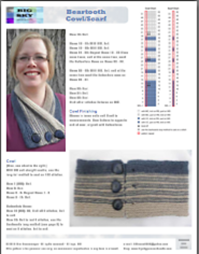 Ravelry: Beartooth Scarf pattern by Kim Haesemeyer