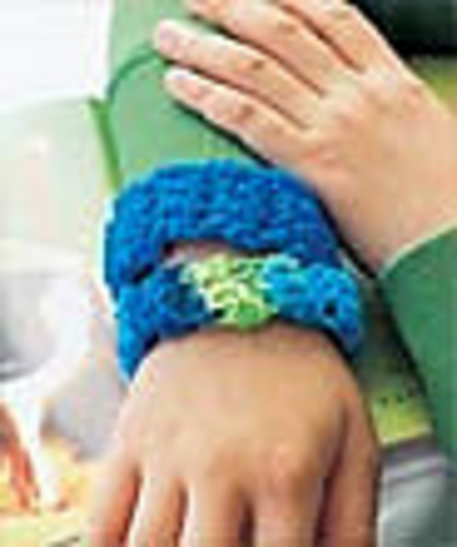 Kids Crochet Headband, Wrist band, Belt photo 3