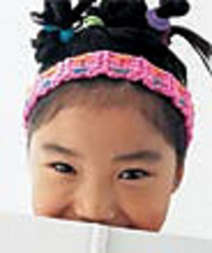 Kids Crochet Headband, Wrist band, Belt photo 6