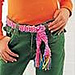 Kids Crochet Headband, Wrist band, Belt photo 3