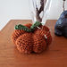 Crocheted Pumpkin Pincushion pattern 