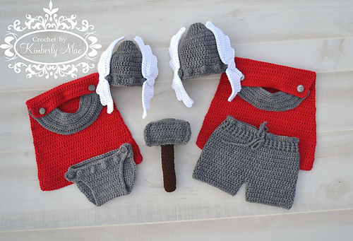 Newborn God of Thunder Outfit Thor photo 6