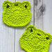 Frog Coaster pattern 