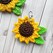 Sunflower Keychain pattern 