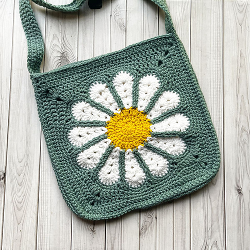 Daisy Granny Square Bag