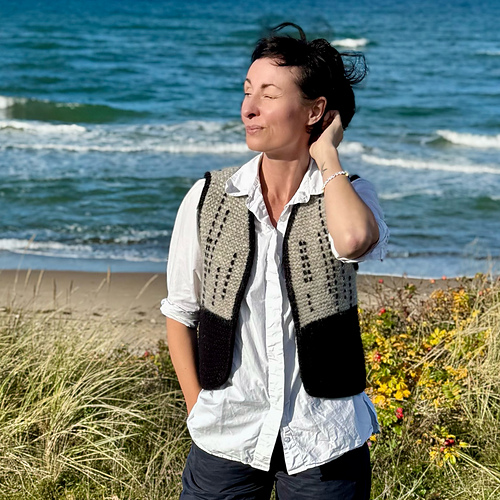 Ravelry: Sashi Vest pattern by Striksakken by Kir Qvortrup