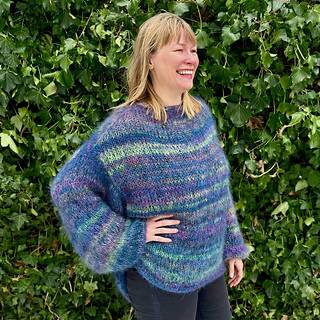 Ravelry: Mohair Crush Sweater pattern by Striksakken by Kir Qvortrup
