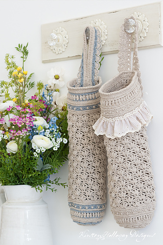 Ravelry: Bluebird Meadow Bag Saver pattern by Kirsten Holloway